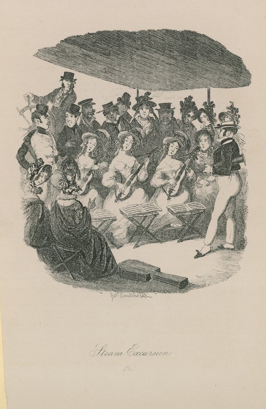 Dampfausflug von George Cruikshank