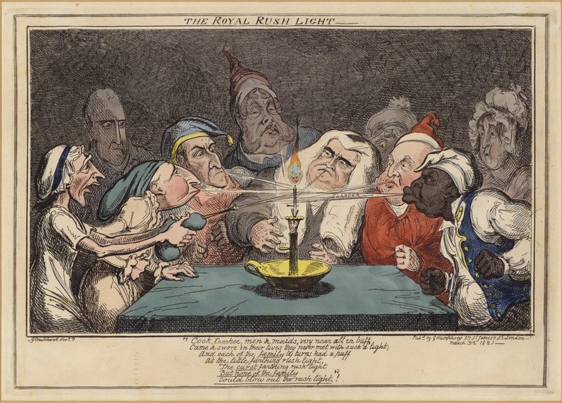 Das königliche Nachtlicht von George Cruikshank