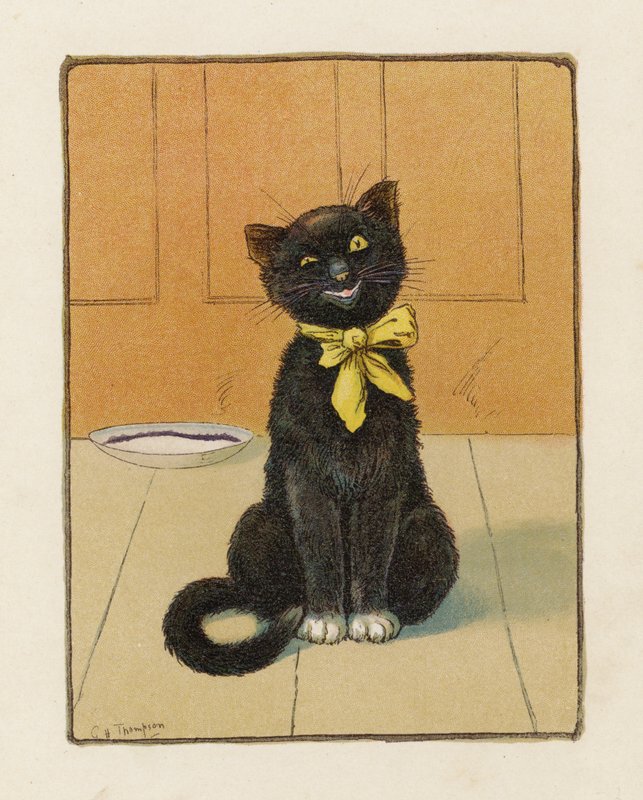 Die Katze von George Henry Thompson