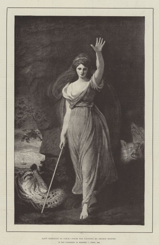Lady Hamilton als Circe von George Romney