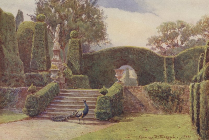 Die Terrasse, Brockenhurst von George Samuel Elgood
