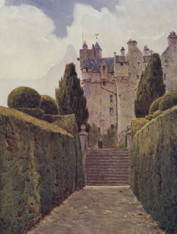 Der Eibenweg, Crathes von George Samuel Elgood