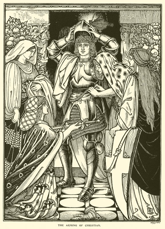 Die Bewaffnung des Christen (Gravur) von George Woolliscroft Rhead
