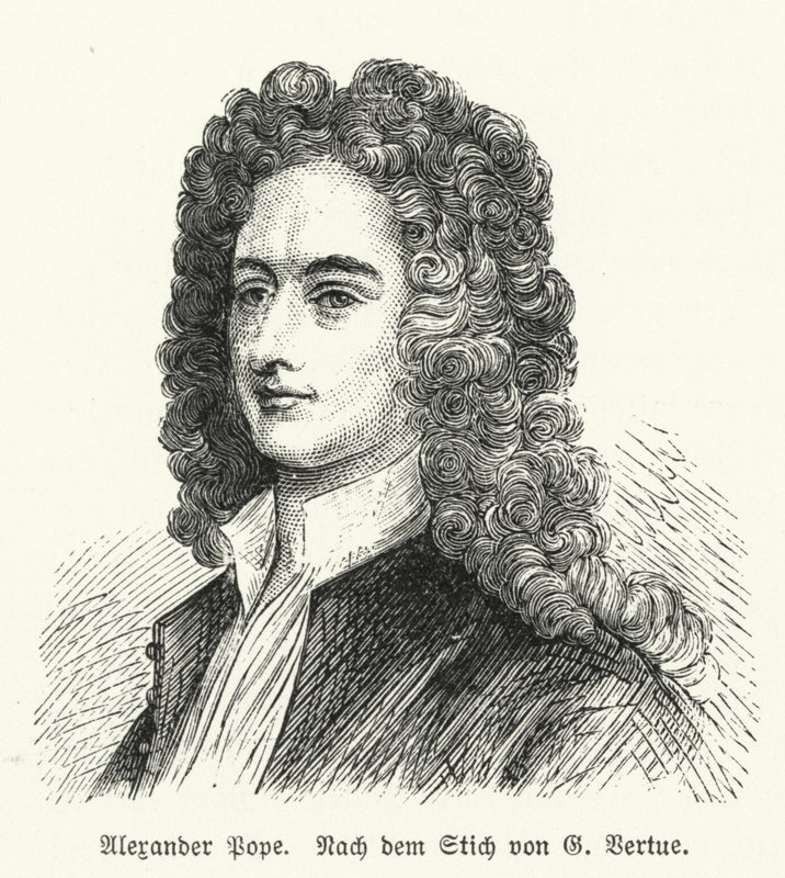 Alexander Pope, englischer Dichter von George after Vertue