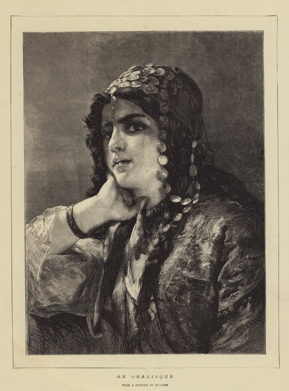 Eine Odaliske von German School