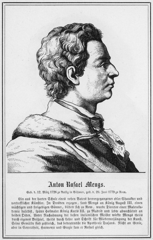 Anton Rafael Mengs (Gravur) von German School
