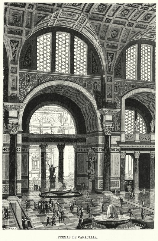 Caracalla-Thermen, Rom von German School