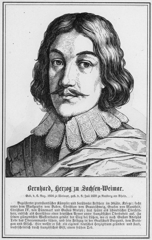 Bernhard, Herzog zu Sachsen-Weimar von German School