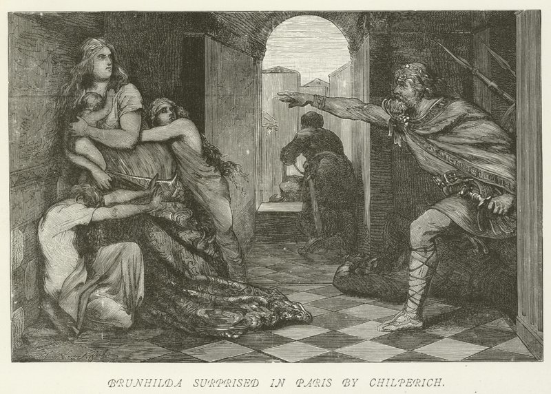 Brunhilda wird in Paris von Chilperich überrascht von German School
