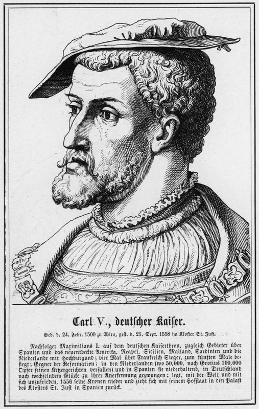 Karl V., Deutscher Kaiser von German School