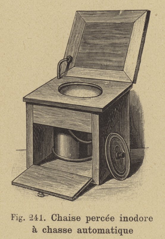 Kommode mit automatischer Spülung von German School