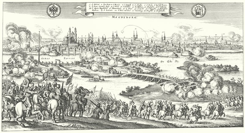 Graf Tilly belagert Magdeburg von German School