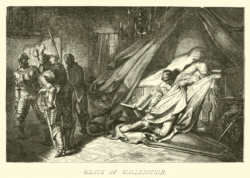 Tod von Wallenstein von German School