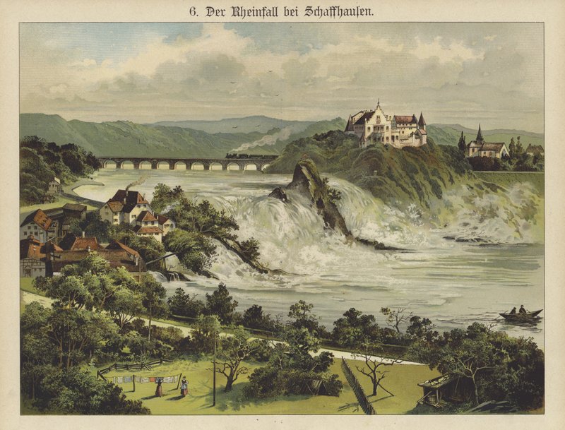 Der Rheinfall bei Schaffhausen von German School