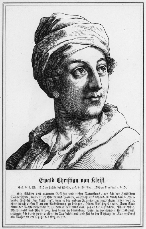 Ewald Christian von Kleist von German School