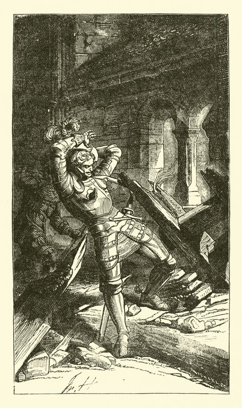 Franz von Sickingen tödlich verwundet von German School