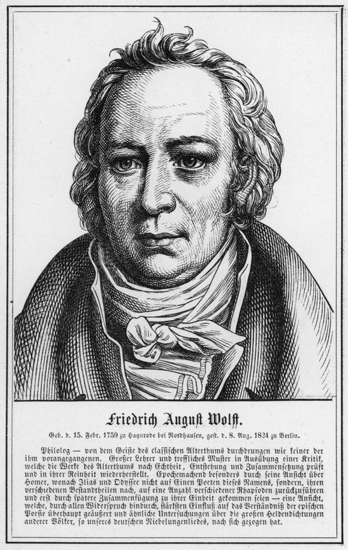 Friedrich August Wolf von German School