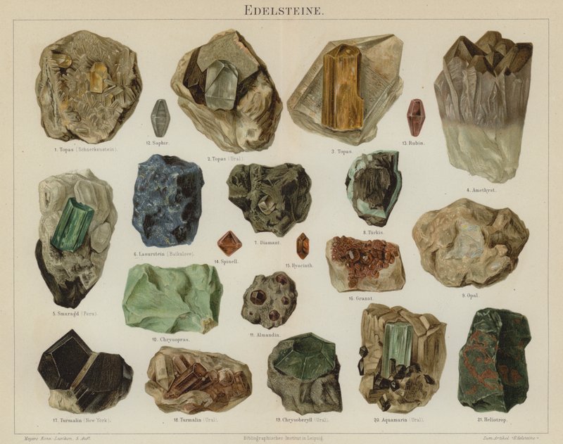 Edelsteine von German School