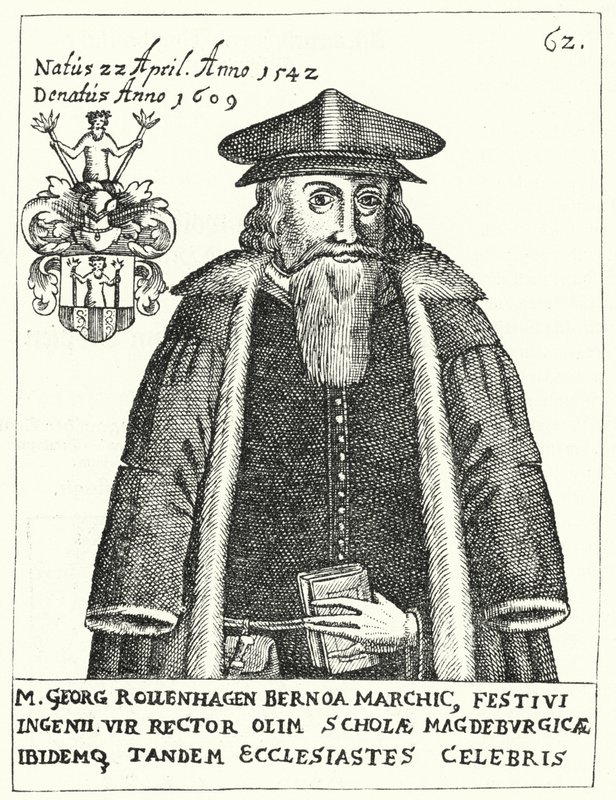 Georg Rollenhagen, deutscher Dramatiker (Stich) von German School