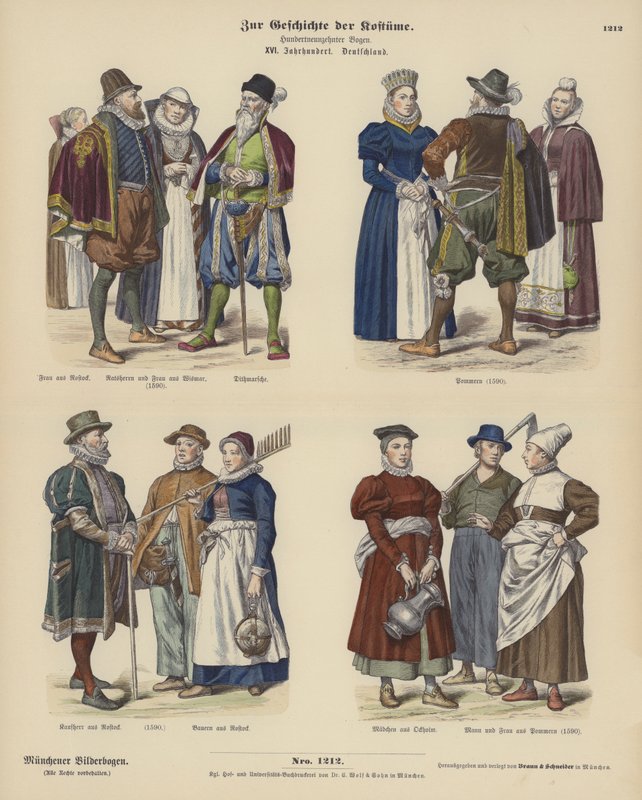 Deutsche Kostüme von German School
