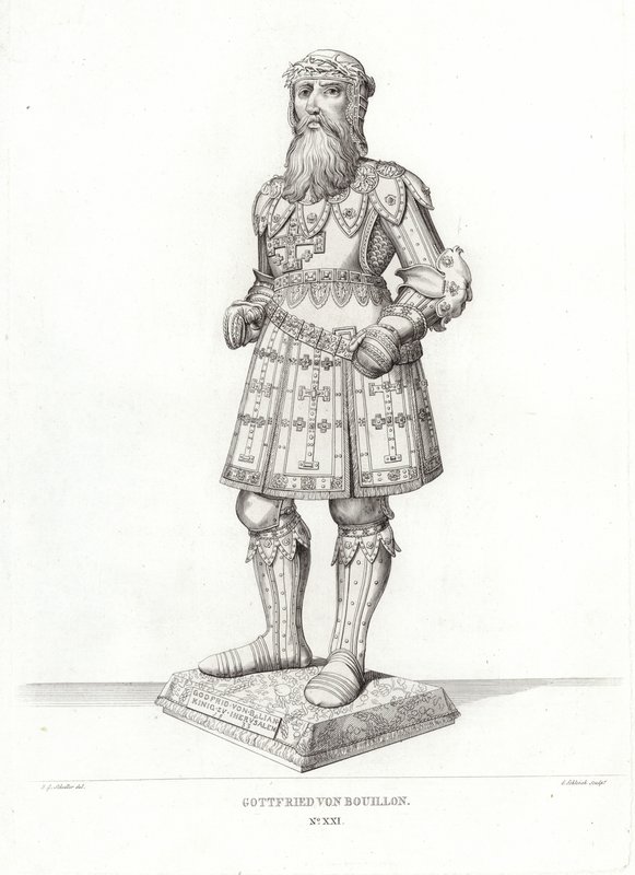 Gottfried von Bouillon von German School