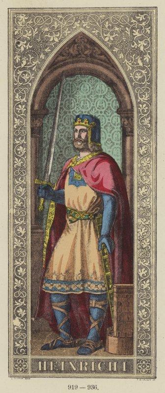 Heinrich I, 919-936 von German School