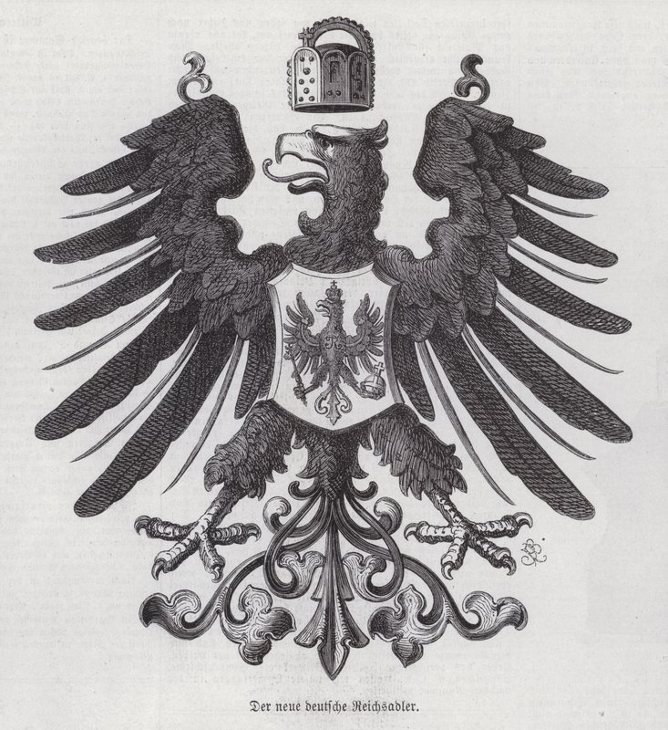 Kaiserlicher Adler, neues Emblem Deutschlands von German School