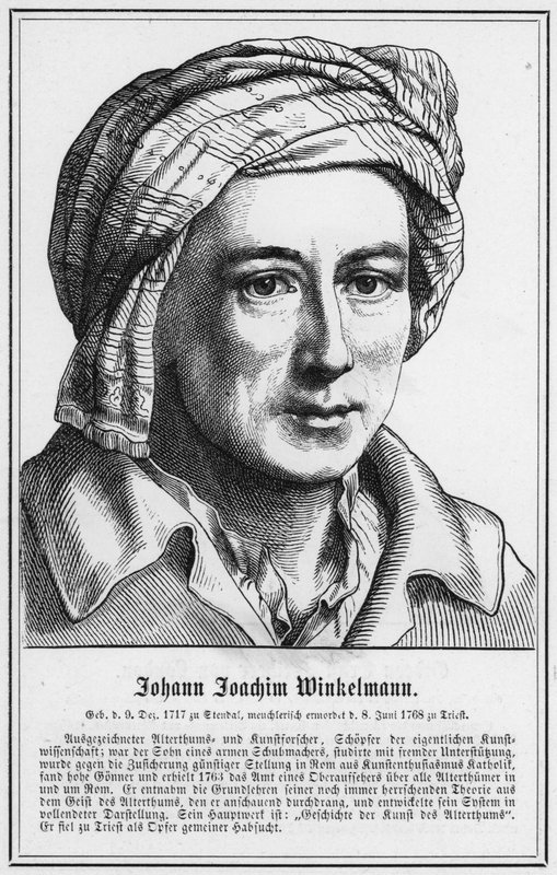 Johann Joachim Winckelmann von German School