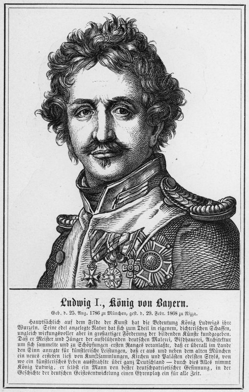 Ludwig I., König von Bayern von German School