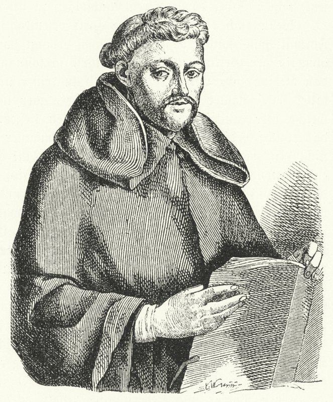 Luis de Leon, spanischer Lyriker (Stich) von German School