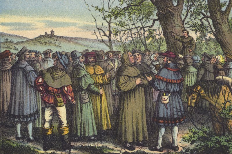 Luther predigt von German School