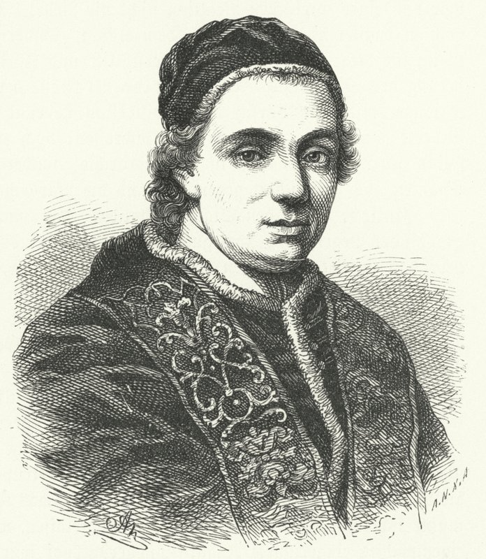 Papst Clemens XIV. (Stich) von German School