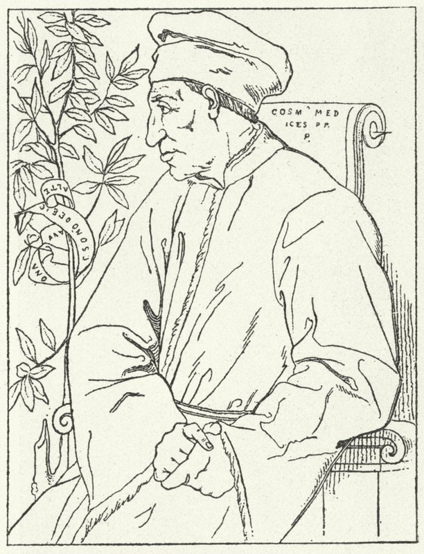Porträt von Cosimo de