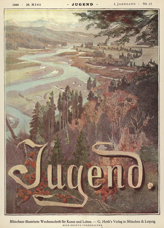 Flusslandschaft von German School