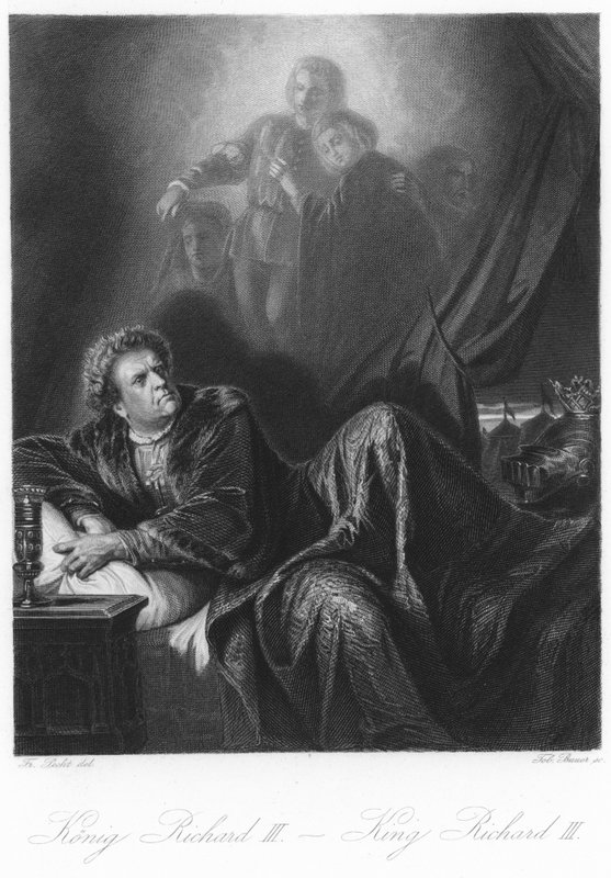 Szene aus König Richard III. von German School