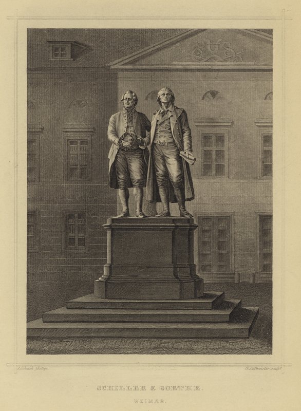 Schiller und Goethe, Weimar von German School
