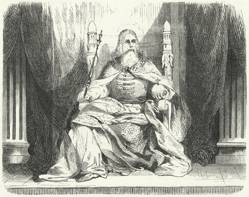 Stephan I., König von Ungarn von German School