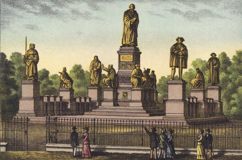 Das Lutherdenkmal in Worms von German School
