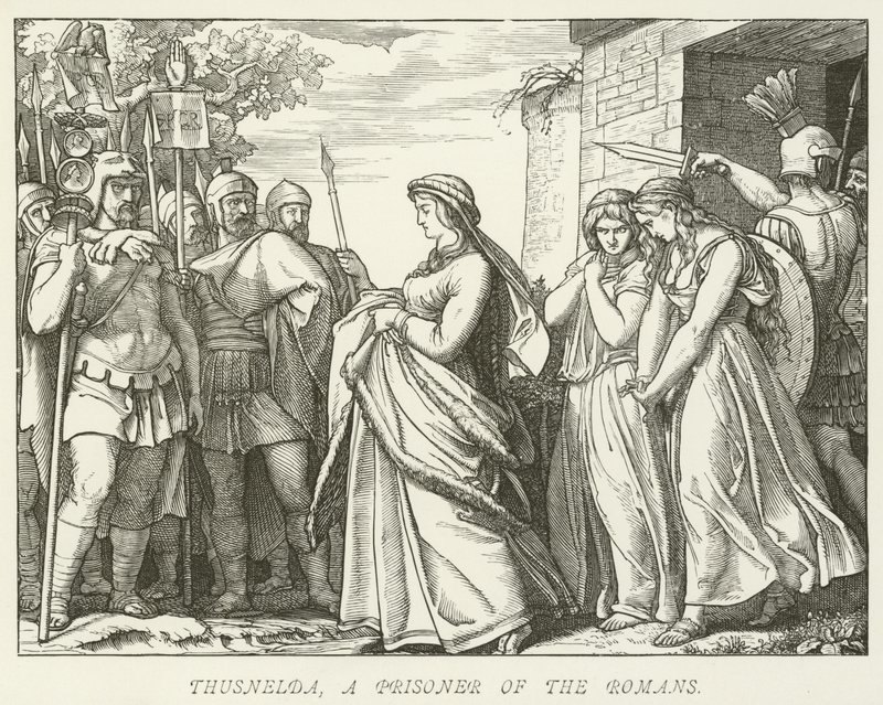 Thusnelda, eine Gefangene der Römer von German School