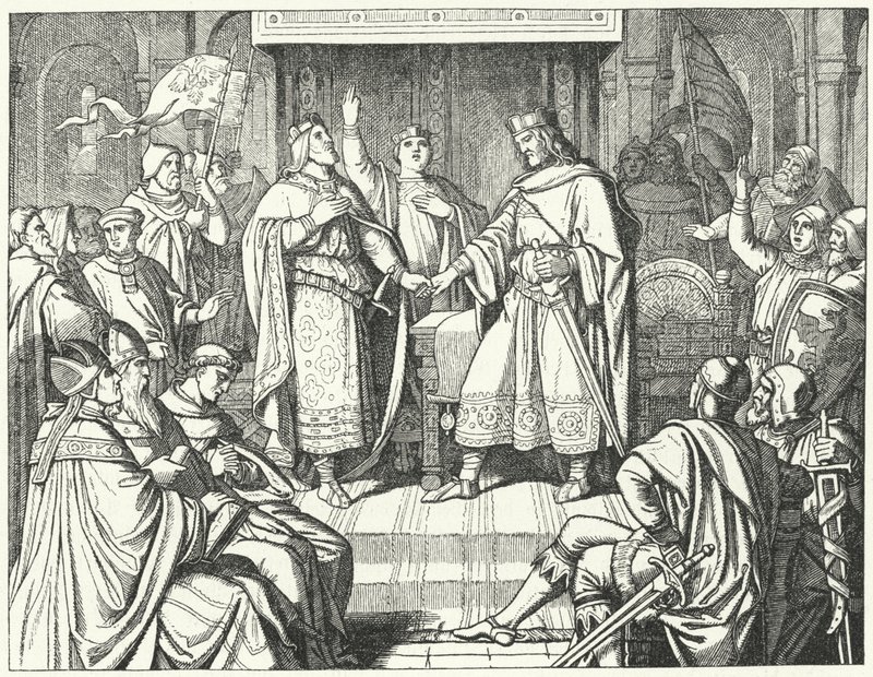 Vertrag von Verdun, 843 von German School
