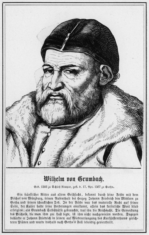Wilhelm von Grumbach von German School