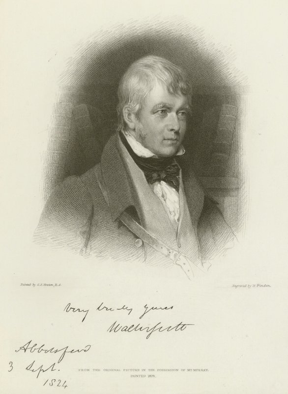 Sir Walter Scott von Gilbert Stuart Newton