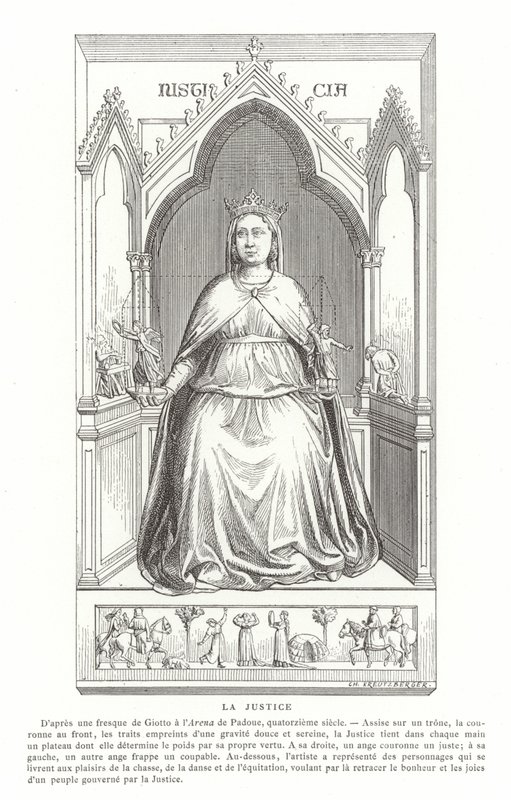 Gerechtigkeit von Giotto di Bondone