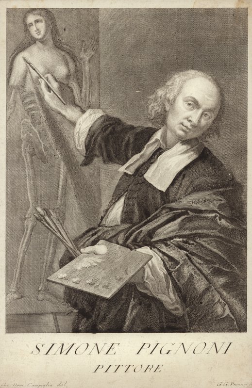 Simone Pignoni, italienischer Maler von Giovanni Domenico Campiglia