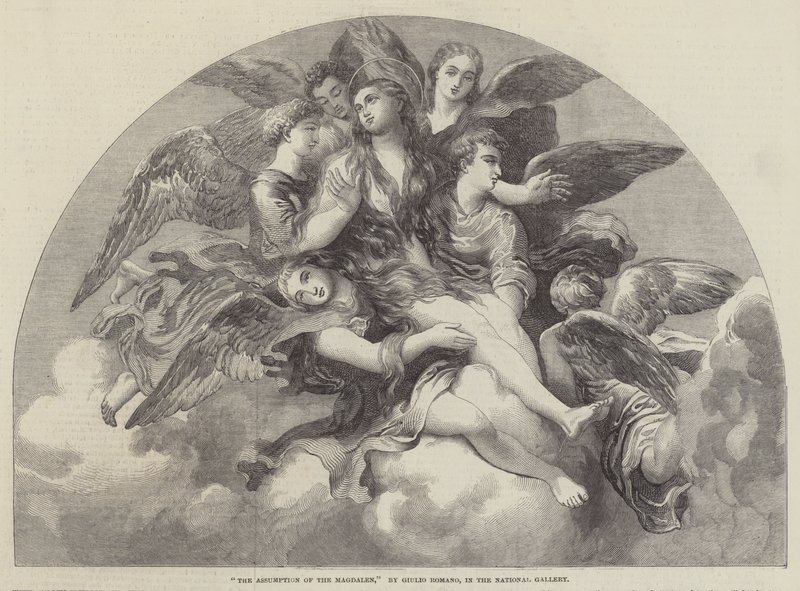Die Himmelfahrt der Magdalena von Giulio Romano
