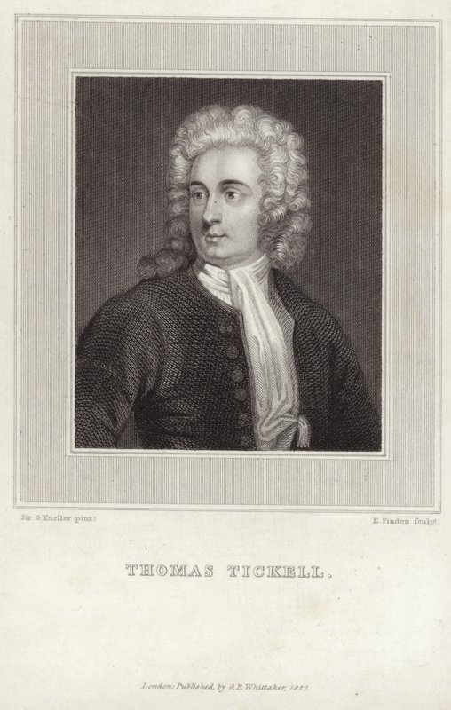 Porträt von Thomas Tickell von Godfrey Kneller