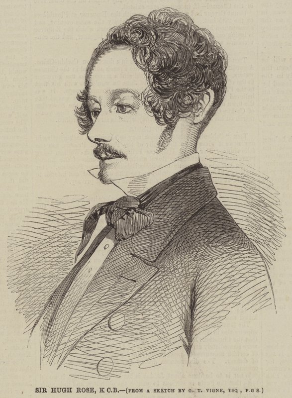 Sir Hugh Rose, KCB von Godfrey Thomas Vigne