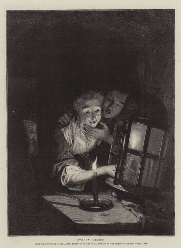 Gestohlene Küsse von Godfried Schalcken
