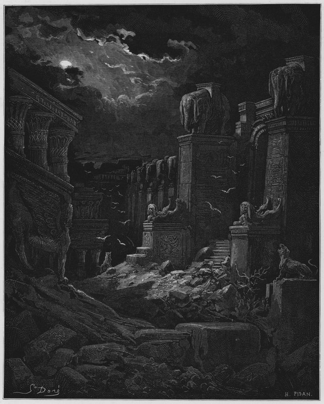 Babylon gefallen von Gustave Dore