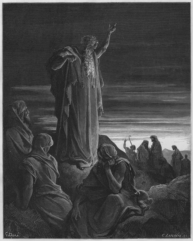 Ezechiel prophezeit von Gustave Dore